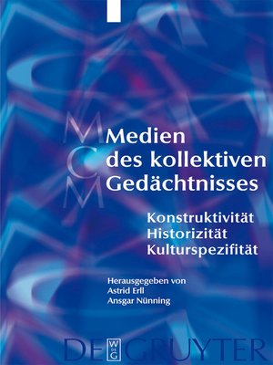cover image of Medien des kollektiven Gedächtnisses